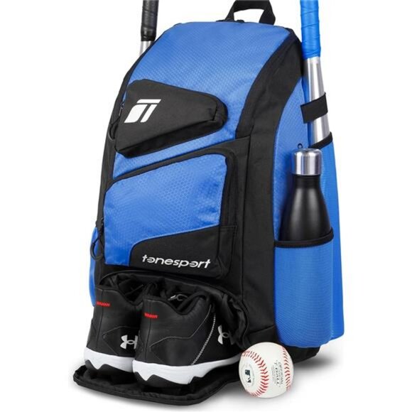 Baseball Bag - Backpack for Baseball, Softball, Tball - Adults & Youth Bat Bag - Picture 7 of 7